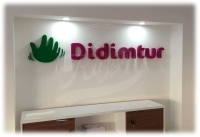 Pleksi kutu harf Karşılama Pano