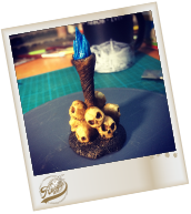 Reçine kurukafa resin skull