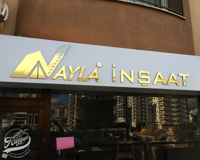 Işıksız Cephe Tabelası